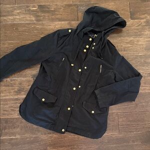 Love Tree Black Women’s Jacket with Gold Accents